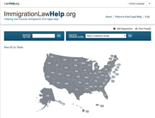 Tablet Screenshot of immigrationlawhelp.org